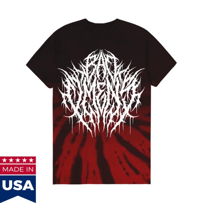 Bad Omens Merch Red Death Dye T Shirt