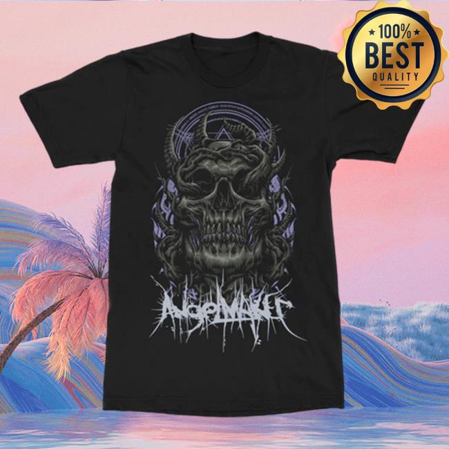 Indie Merch Store Angelmaker Skull Tee Indiemerchstore