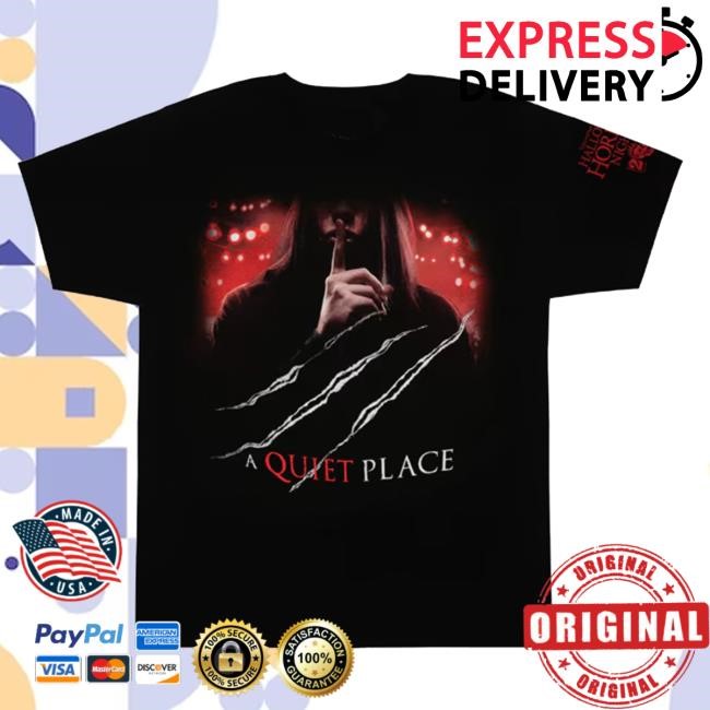 Halloween Horror Nights Merch 2024 A Quiet Place T-Shirts