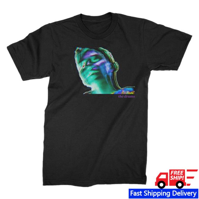 Official Kings Road Merch Store The Drums Blurry Head Hot Shirt (Black)