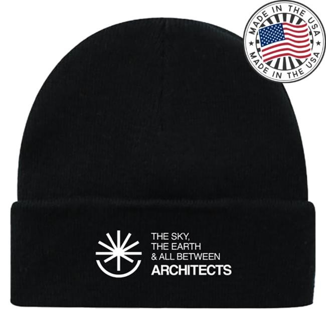 Official Architects Merch Store Shop Architects The Earth The Sky Album Black Logo Beanie