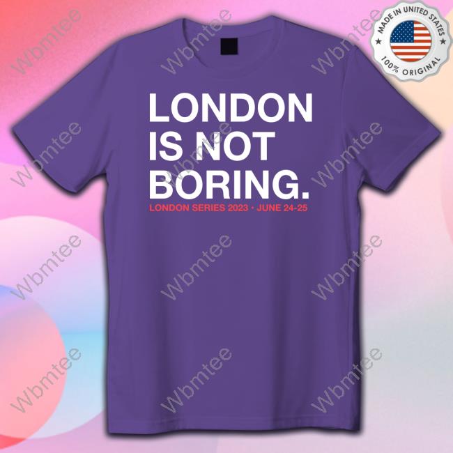 Official Obvious Shirts London Is Not Boring Crewneck Sweatshirt