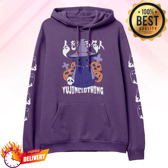 Official Yujin Clothing Master Manipulator Cat Pullover Sweatshirt Purple