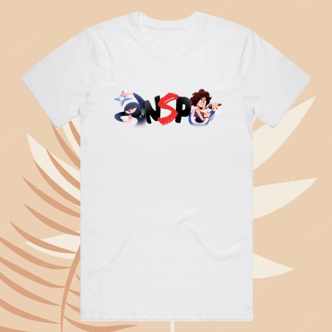 Official Good Merch Only Ninja Sex Party Cartoon Tshirt - White NSP