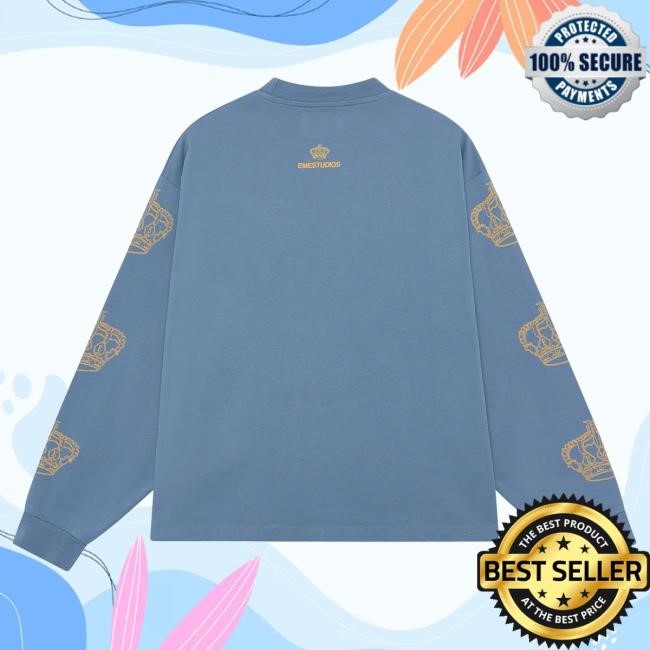Official Eme Studios Clothing Store Crown Dolphin Long Sleeve Tee EmeStudios