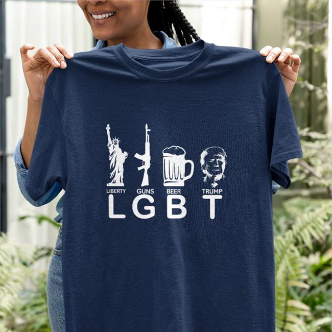 Lil Nas X Lgbt Liberty Guns Beer Donald Trump T Shirt