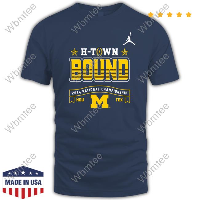 Michigan Wolverines College Football Playoff 2024 National Championship Game New Tee