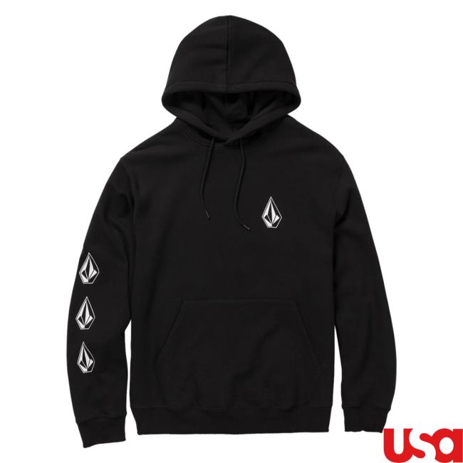 Volcom Stone Clothing Shop Store Iconic Stone Sweatshirt Black