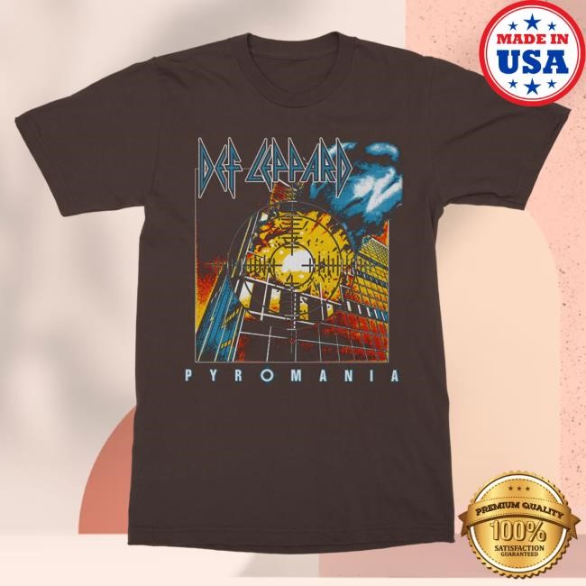 Official Def Leppard Merch Store Clothing Hershey, PA 2024 Tour Popover Shirt DefLeppard