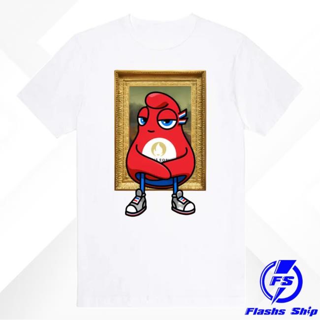 Paris 2024 Mascot Phryge Mona Lisa Tee