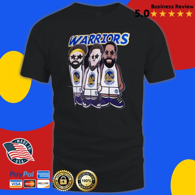 Nba Store Merch Klay Thompson & Draymond Golden State Warriors Multi Lineup T-Shirt