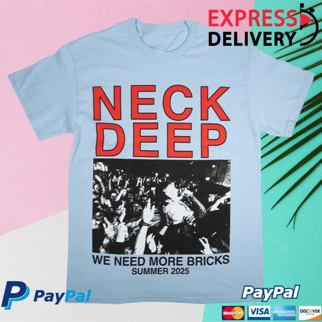 Official Neck Deep Youth Crew Tees – Light Blue