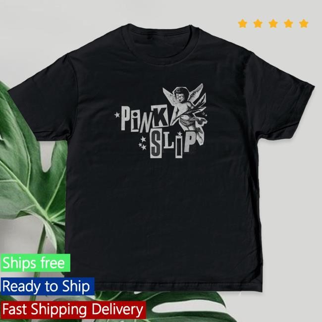 Official Super Yaki & Kerin Cunningham Present: Pink Slip Tee Grey Ink SuperYaki