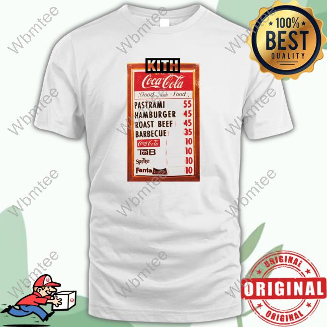 Kith Coca Cola Menu Shirt