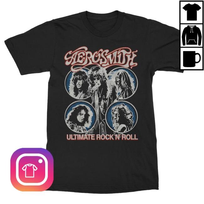 Official Aerosmith Store Ultimate Rock N Roll New Shirt