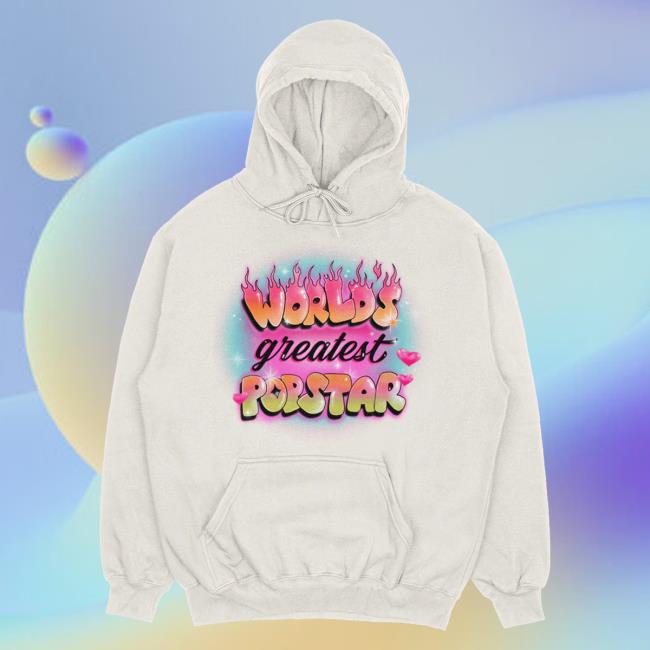 Official Chappell Roan Merch Store Popstar Hooded Sweatshirt Chappell Roan Clothing Shop ChappellRoan
