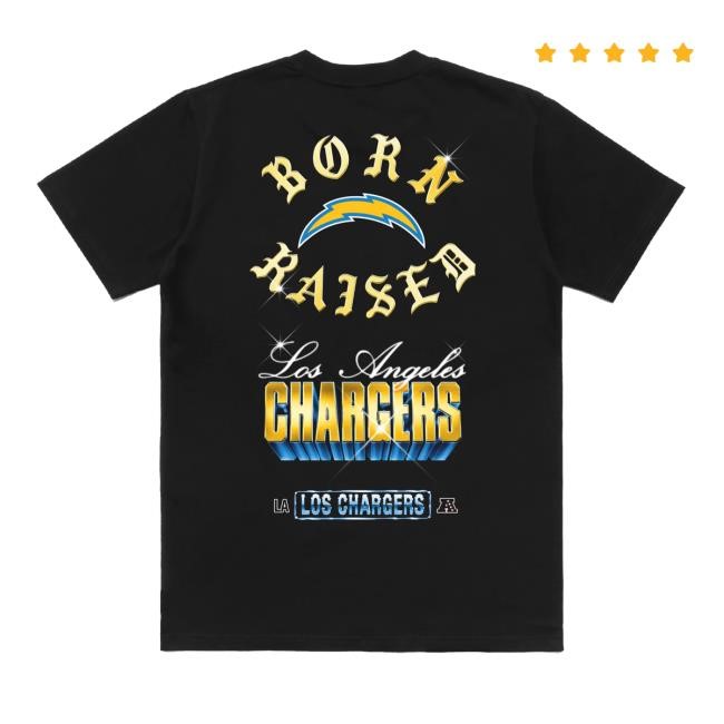 Born X Raised + Chargers Chrome Rocker New Shirt