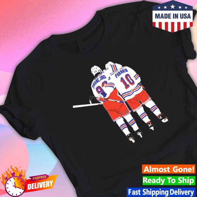 Official Mika Zibanejad And Artemi Panarin New York Rangers Long Sleeve T Shirt