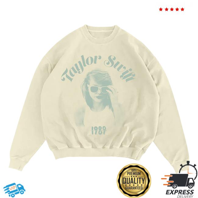 Official Taylor Swift Merch Store From The Vault Light Yellow 1989 (Taylor's Version) Photo Crew neck TaylorSwift Apparel Clothing Shop