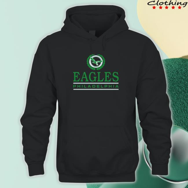 Official Homage Philadelphia Eagles Crest Hooded Sweatshirt
