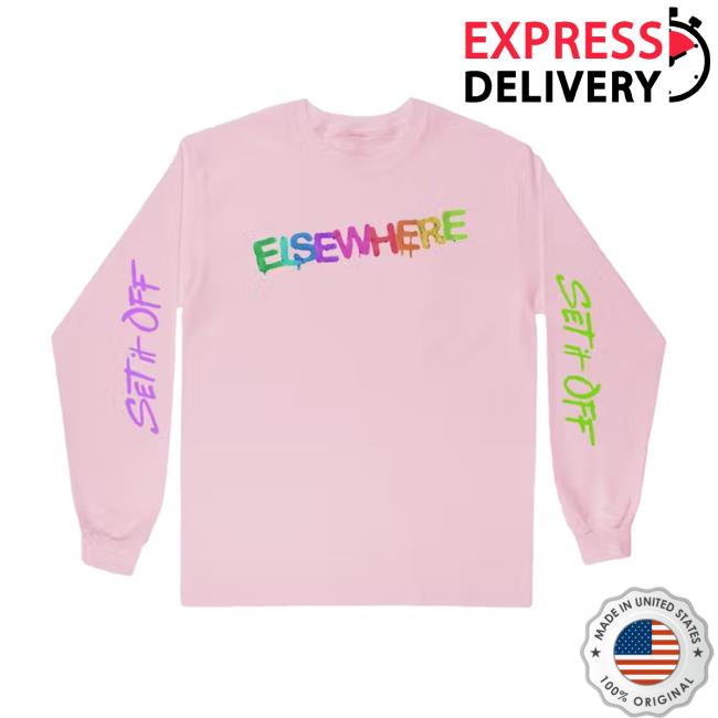 Official Set It Off Elsewhere Letters Crewneck Sweatshirt