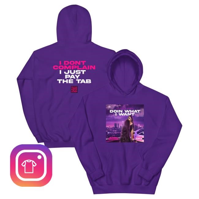 Doin What I Want Pay The Tab Hoodie Natalie Nunn