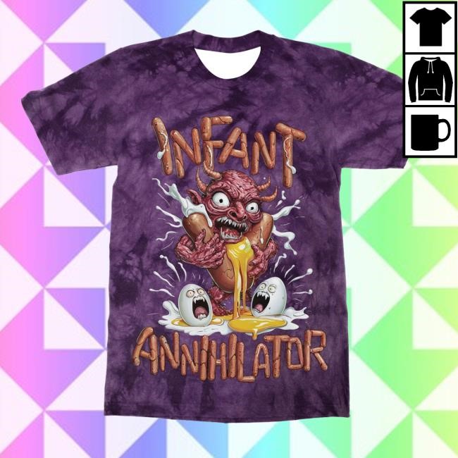 Official Indie Merch Store Shop Infant Annihilator Meat Demon Shirt New Bruised Boner IndieMerchStore