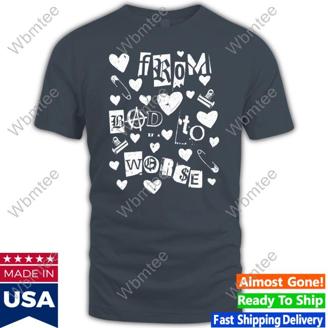 Misery Worldwide Merch From Bad To Worse Graphic Print T Shirt