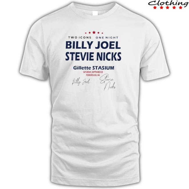 Billy Joel Stevie Nicks Billy Joel Concert Hoodie Billy Joel Stevie Nicks Billy Joel Concert T-Shirt