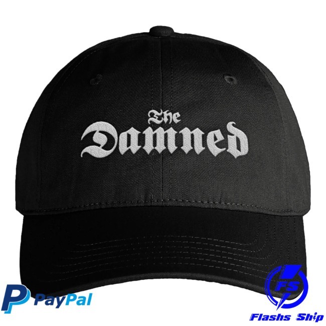 The Damned Logo Twill Cap The Damned Band Store Apparel The Damned Logo Dad Hat The Damned Band Store Apparel