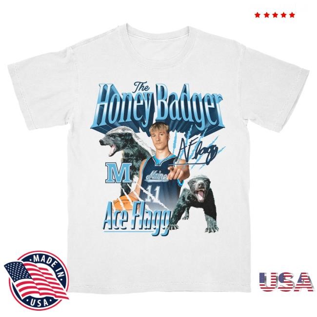 Official Nil Store Merch Shop White "The Honey Badger" Shirt