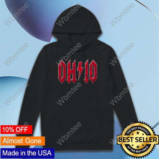 Official Ohio Rocker Rock N Roll Bolt Buckeye State Pride Tee