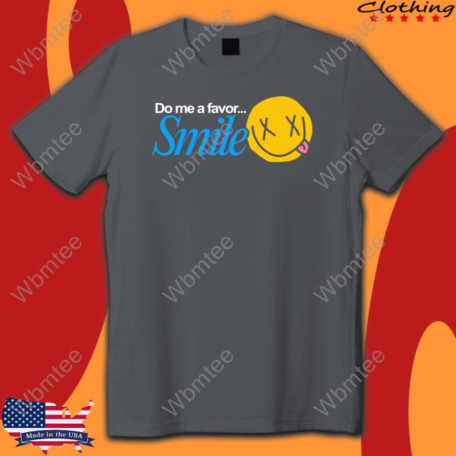 Bobby Mares Merch Do Me A Favor Smile Black Shirt