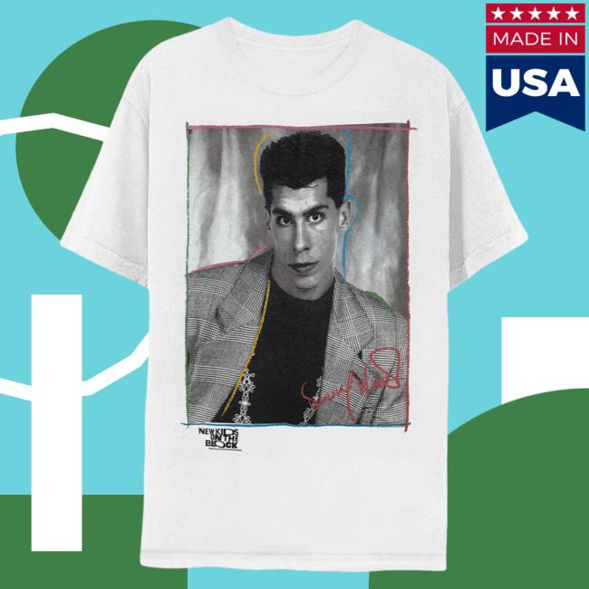 Official Merch Bar New Kids On The Block Store Danny Vintage Photo Tee Shirt White MerchBarNewKidsOnTheBlock Nkotb
