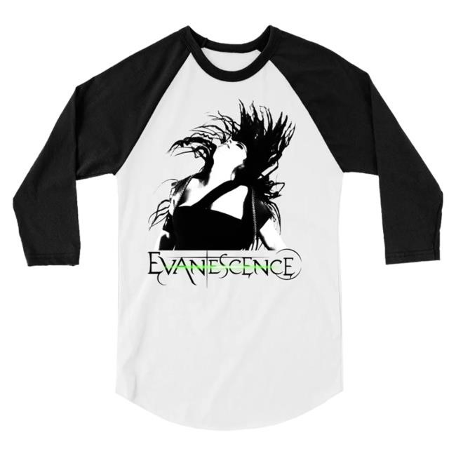 Evanescence Official Store Amy Live Photo Raglan Long Sleeve