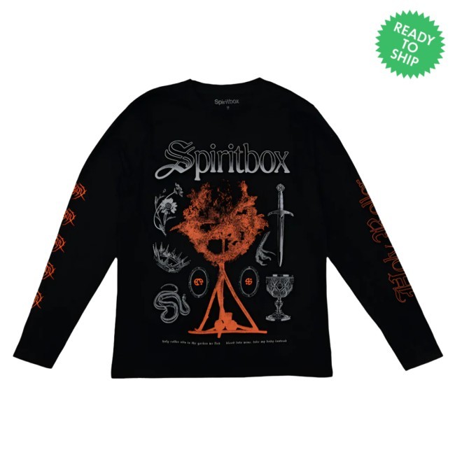 Holy Roller Black L/S Tee Spirit Box
