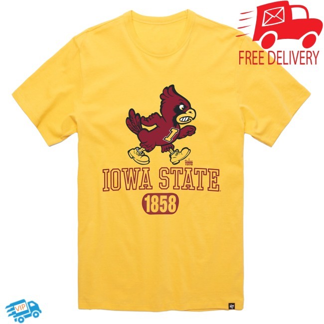 Official Iowa State Cyclones Vintage Hagen '47 Franklin New Tee - 47Brand