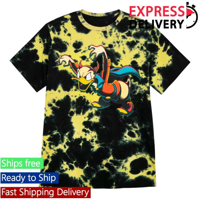 Official Clothing Merch Store Shop Disney Donald Duck Halloween Tie Dye Pullover Sweatshirt ShopDisney
