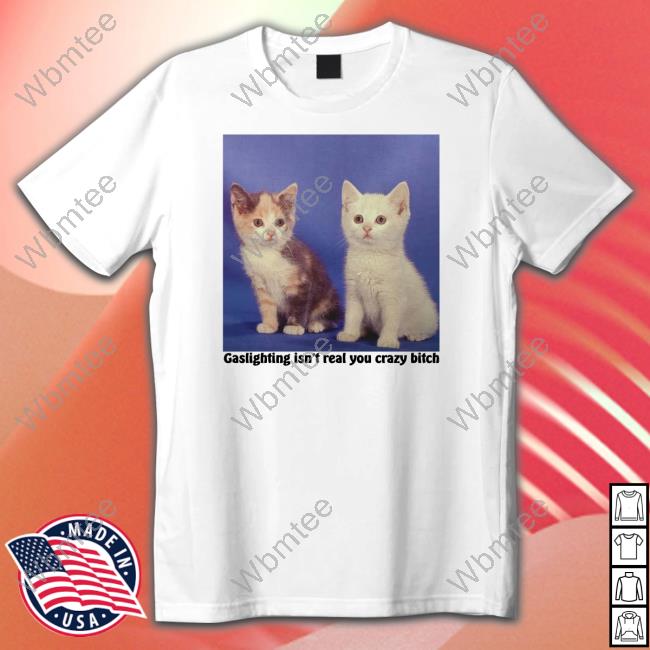 Gaslighting Isn't Real You Crazy Bitch Tee Shirt Shirts That Go Hard