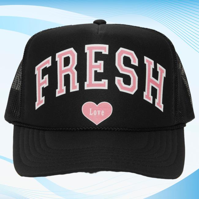 Official Fresh Love Merch Store Fresh Love Varsity Hat Fresh Love Clothing Shop