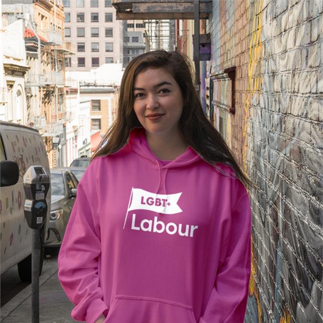 Manchester Pride LGBT+ Labour Shirt Lucy Powell MP