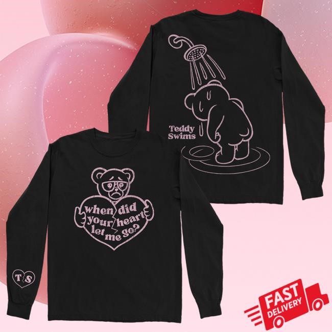 Official Teddy Swims Merch Store Teddy Swims Broken Heart Long Sleeve Shirt TeddySwims