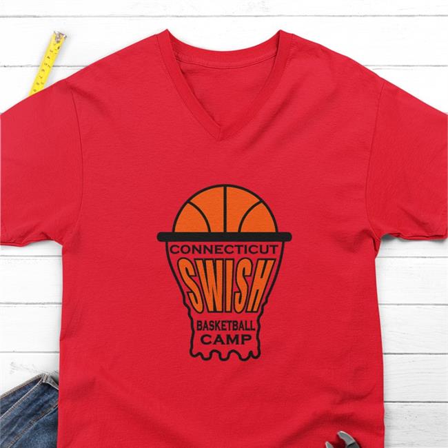 CTSwishCamp GOAT Connecticut Swish Basketball Camp T Shirt
