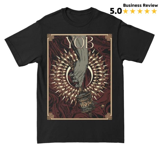 Official Yob Merch Yob "Prepare The Ground" Black T Shirt Deathwishinc