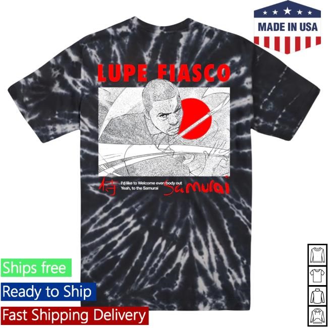 Official Lupe Fiasco Merch Lupe Fiasco Samurai Album Dyed Attractive Shirt LupeFiasco