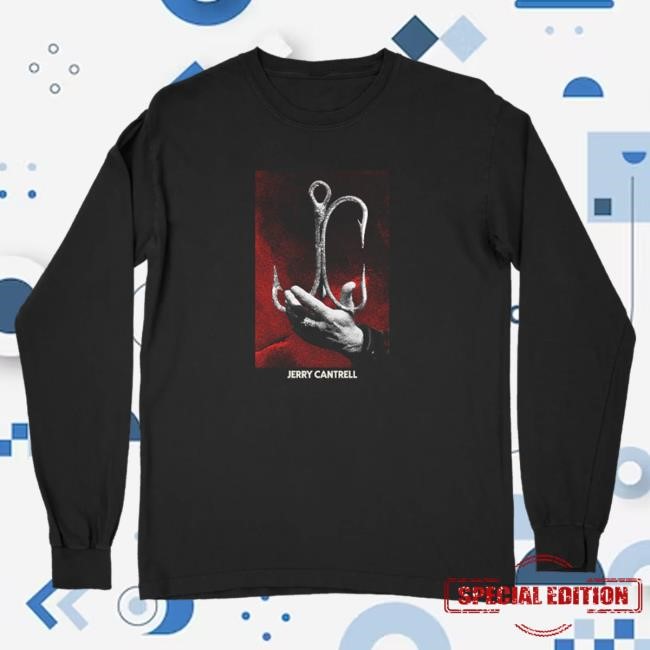 Official Jerry Cantrell Merch Jerry Cantrell Hand Hook Long Sleeve Hot Shirt