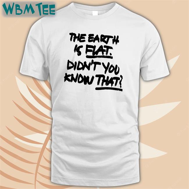 Min Yoongi Delilah Min The Earth Is Flat Didn't You Know That Shirt