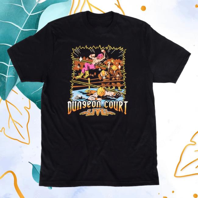 Official Naddpod Merch Dungeon Court Popover Shirt Not Another D&D Podcast