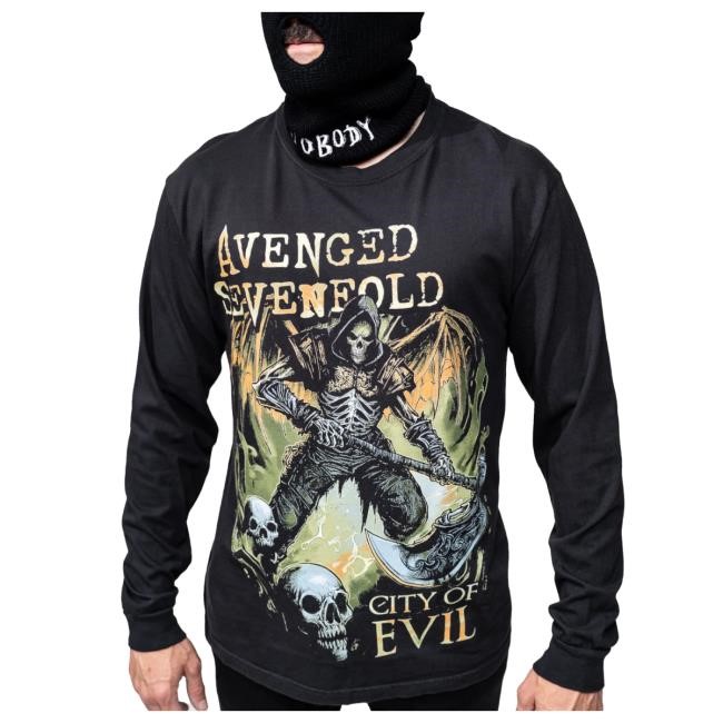 Official Avenged Sevenfold Merch Store Evil Never Dies - Long Sleeve Tee (COE 20th Anniversary) A7X World