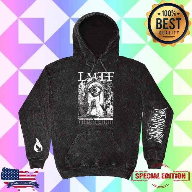 Down Right Merch Like Moths To Flames Vintage Crewneck